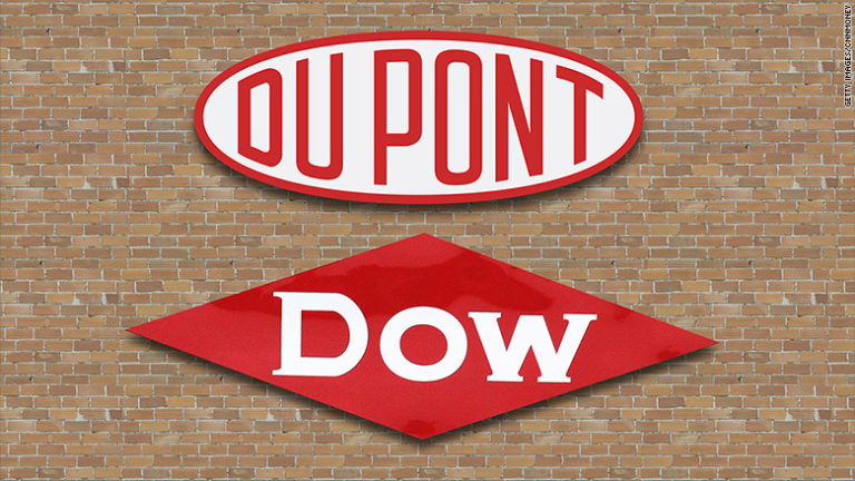 Fusão de US$130 bilhões da Dow Chemical e a DuPont