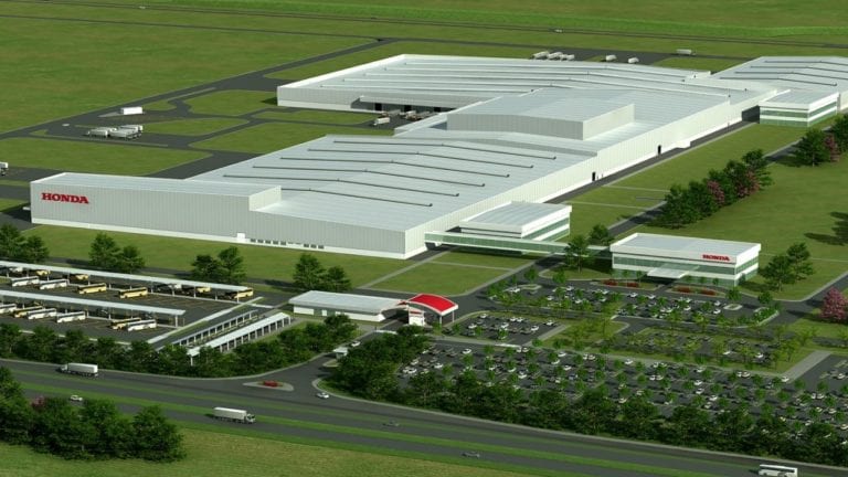 Fábrica da Honda em Itirapina