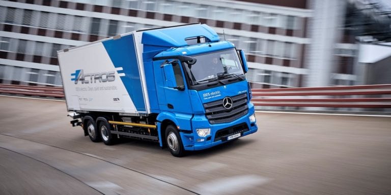 eActros, o pesado elétrico da Mercedes-Benz