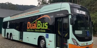 ônibus elétrico híbrido DualBus
