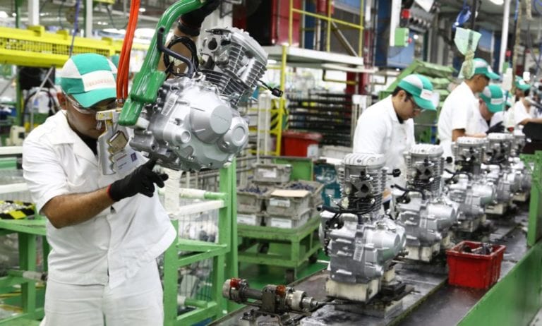 Produção de motocicletas cresce em agosto