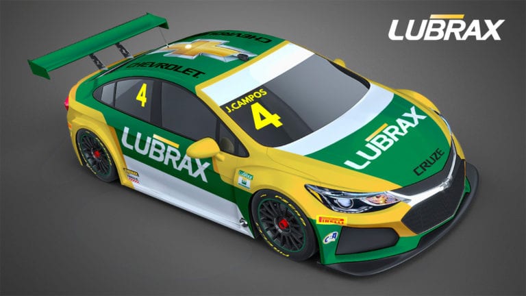 Lubrax fecha patrocínio com o piloto Júlio Campos e Equipe Spinelli Racing