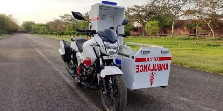 Motolâncias da Índia na luta contra o coronavírus