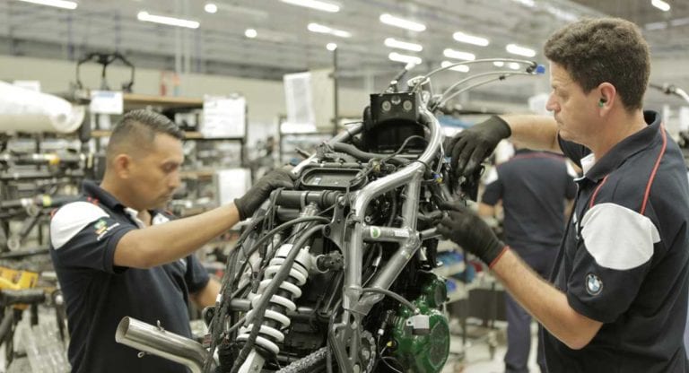 Produção de motos