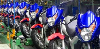 Produção de motocicletas cresce