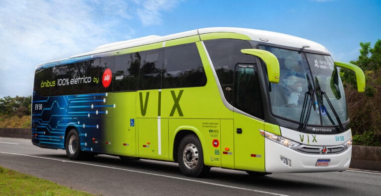 Primeiro ônibus rodoviário elétrico